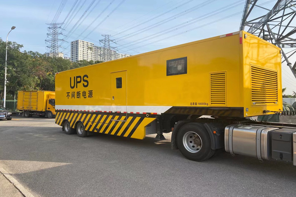 肇东发电机租赁施工现场